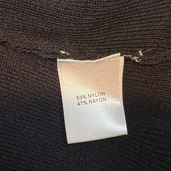 Anthropologie Moelleux cutout long sleeve top medium black red long sleeve - Picture 10 of 11